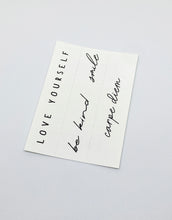 Load image into Gallery viewer, Self Love Temporary Tattoo