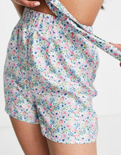 Load image into Gallery viewer, Beach Short Co-Ord In Floral Ditsy Print
