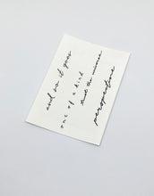 Load image into Gallery viewer, Mantra Temporary Tattoo
